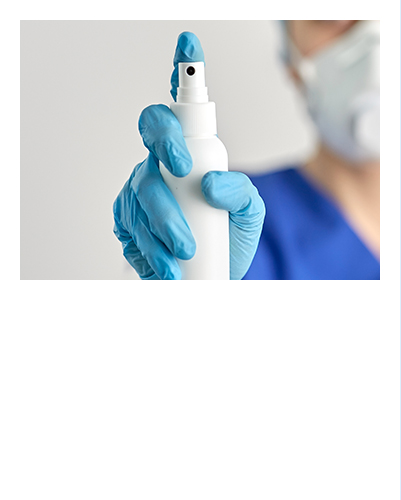 주기적인 방역과 철저한 소독은 물론 1회용 팁 사용